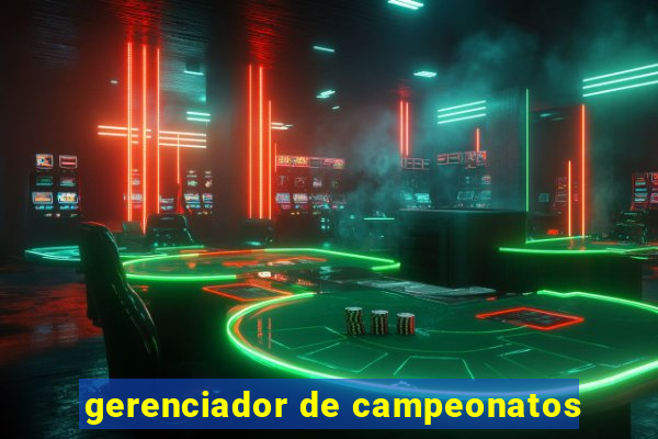 gerenciador de campeonatos